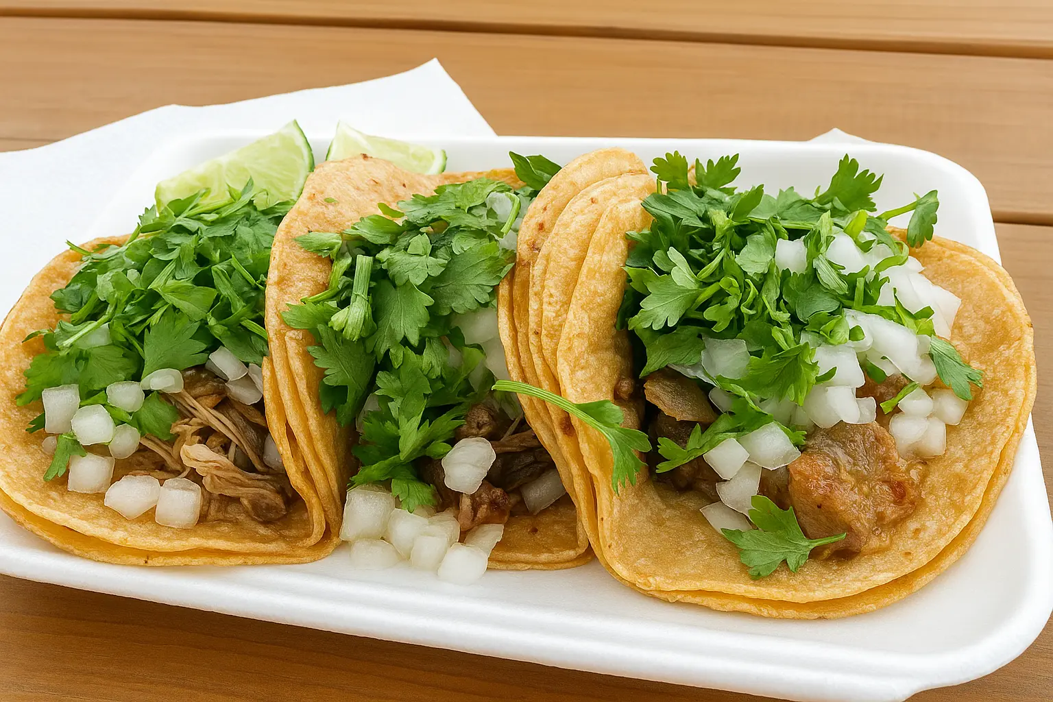 Traditional Suadero Tacos from El Mariachi Edmonton