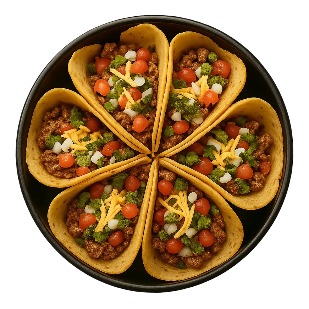 a bowl of tacos from El Mariachi